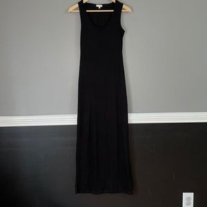 Black maxi dress
